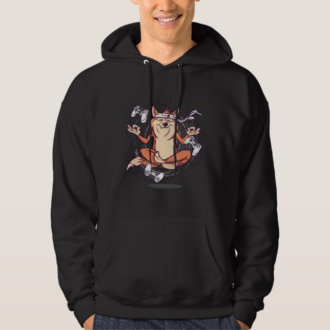 Moletom Cachorro Japonês Shiba Inu Jogos (Frente)