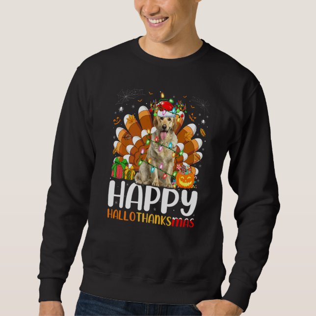Moletom Cachorro Labrador Retriever Halloween Natal Hallot (Frente)