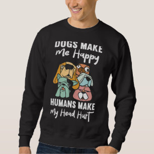 Moletom Cachorro Mamãe Roupa Cachorros Me Fazem Humanos Fe