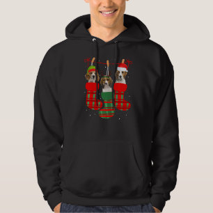 Moletom Cachorro Meias de Natal Xmas Pajama Pet Puppy