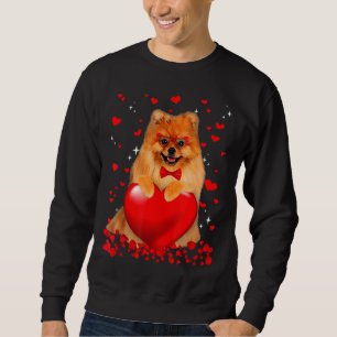 Moletom Cachorro-Namorados Engraçado Pomeraniano