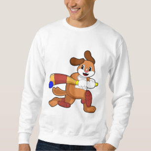Moletom Cachorro no Cricket com morcego de Cricket