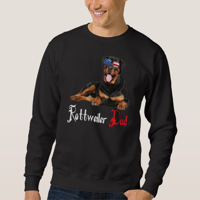 Moletom Cachorro Papagaio Pai Rottweiler (Frente)