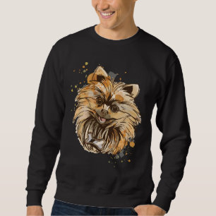Moletom Cachorro Pomerano Cujo Cachorro É Aquecido