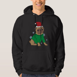 Moletom Cachorro Pug Festivo Ilustrado Pug Cachorro