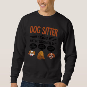 Moletom Cachorro Que Meu Cliente Diz Pet Sentado Animal