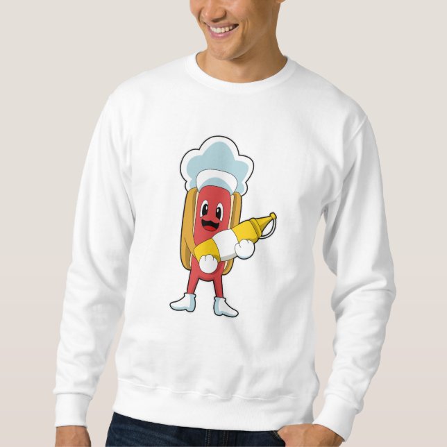 Moletom Cachorro-quente com Mostarda (Frente)