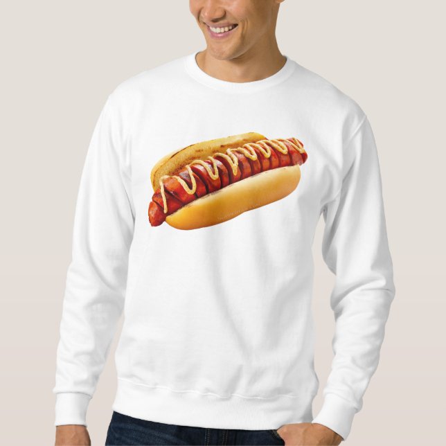 Moletom Cachorro-quente do SlipperyJoe's com vibe de churr (Frente)