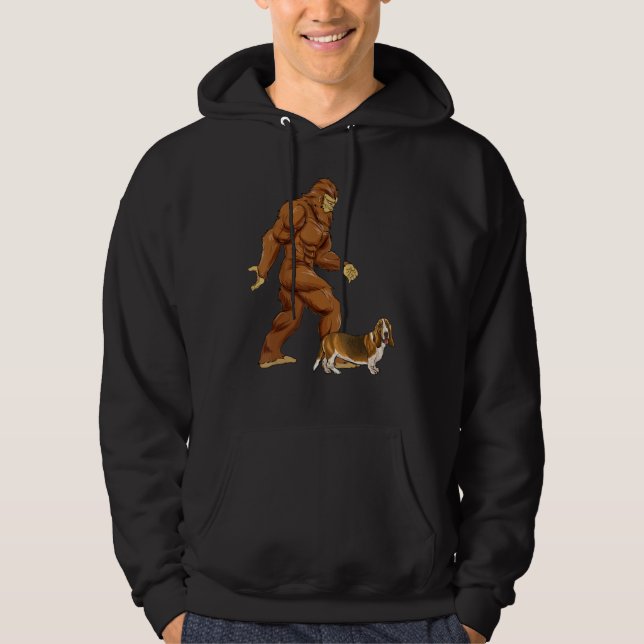 Moletom Cachorro Sasquatch, Cachorro Que Caminha Bigfoot E (Frente)
