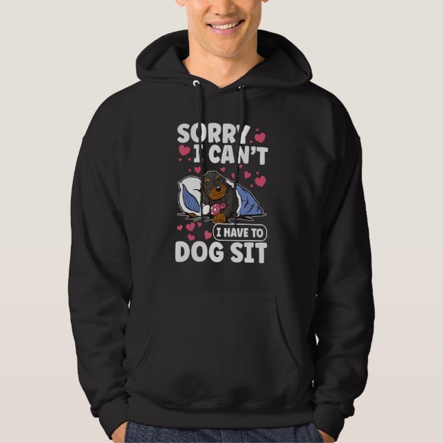 Moletom Cachorro Sentado Caminhante Pet Sitter (Frente)