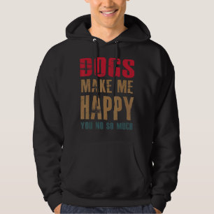 Moletom Cachorros Me Fazem Feliz Não