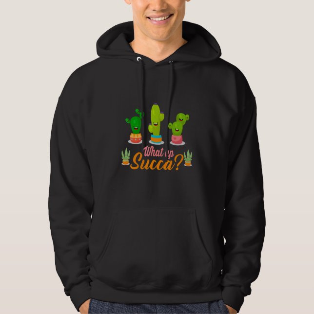Moletom Cactus Eu Não Dou Um Fucculento O Que O Fucculente (Frente)
