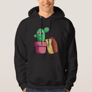 Moletom Cactus Hedgehog Love Gardener Cactos Garden Succul