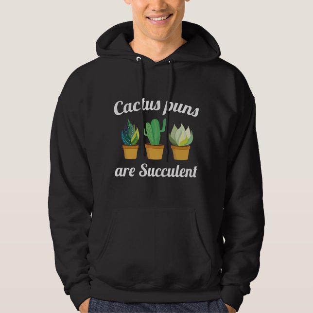 Moletom Cactus Puns São Bem-Sucultos (Frente)