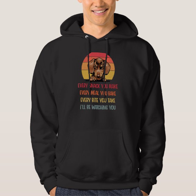 Moletom Cada Cachorro Que Você Faz Cachorro Dachshund Mãe (Frente)