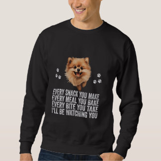 Moletom Cada Lanche Que Você Faz Pomerânia Engraçada Cacho