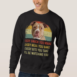 Moletom Cada Snack Você Faz Um Cachorro Pitbuloso Mãe Pai 