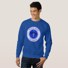 Moletom Caduco de Terapia Física Azul Personalizado