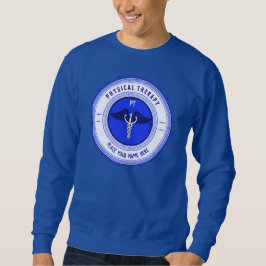 Moletom Caduco de Terapia Física Azul Personalizado