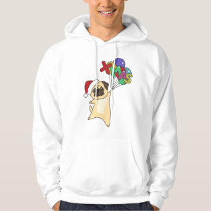 Moletom Cães de inverno Pug Christmas Snow