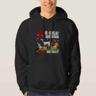 Moletom Cães Deus É Grande Cães São Bons E As Pessoas São