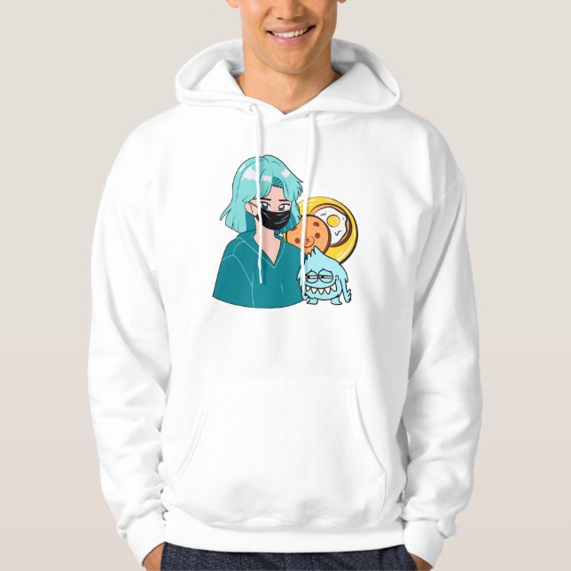 Moletom Café da Manhã Kawaii Anime – Torrada de Menina Más (Frente)