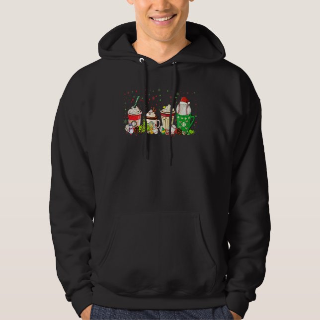 Moletom Café de Natal para Dia de Jogo de Softbol de Beise (Frente)