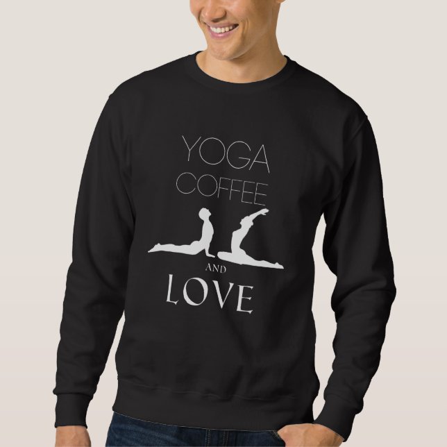 Moletom Café De Yoga E Amor (Frente)