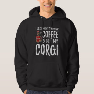 Moletom Café E Cachorro De Corgi, Mãe Ou Ideia De Pai De C