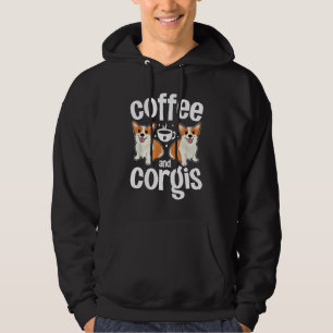 Moletom Café e Corgi Funny Corgi Cachorro Lover Novelty