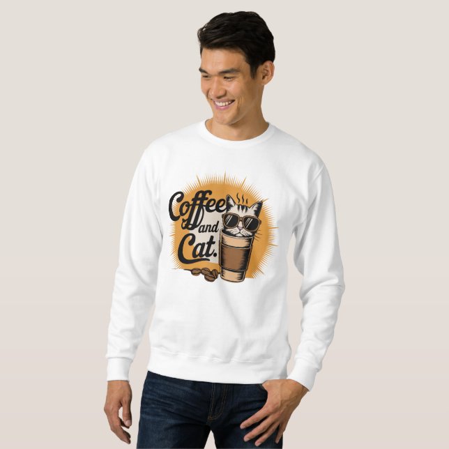 Moletom café e gato (Frente Completa)
