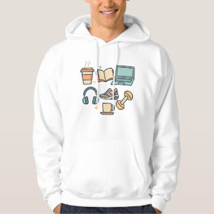 Moletom Café, estudo, Malhação e trabalho - Estilo de vida