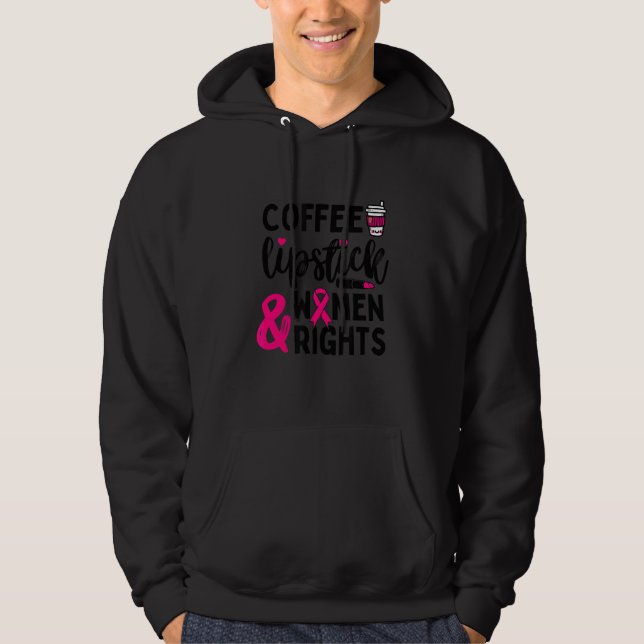 Moletom Café Lipstick e feminismo miserável (Frente)