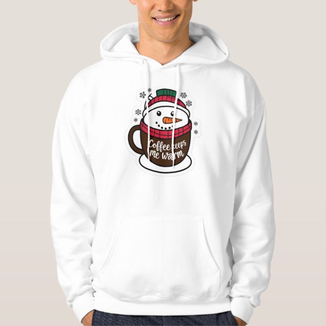 Moletom Café me mantém quente 2 (Frente)
