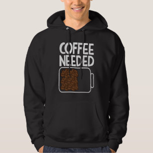 Moletom Café Necessário Beber Bateria de Café Homens e Wom