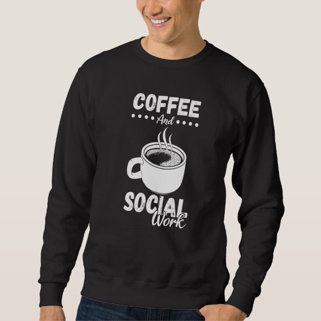 Moletom Café Trabalho Social Trabalhador Serviço Público C (Frente)