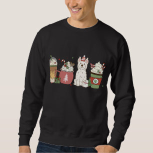 Moletom Café Westie Latte de Natal de inverno Cachorro Hol