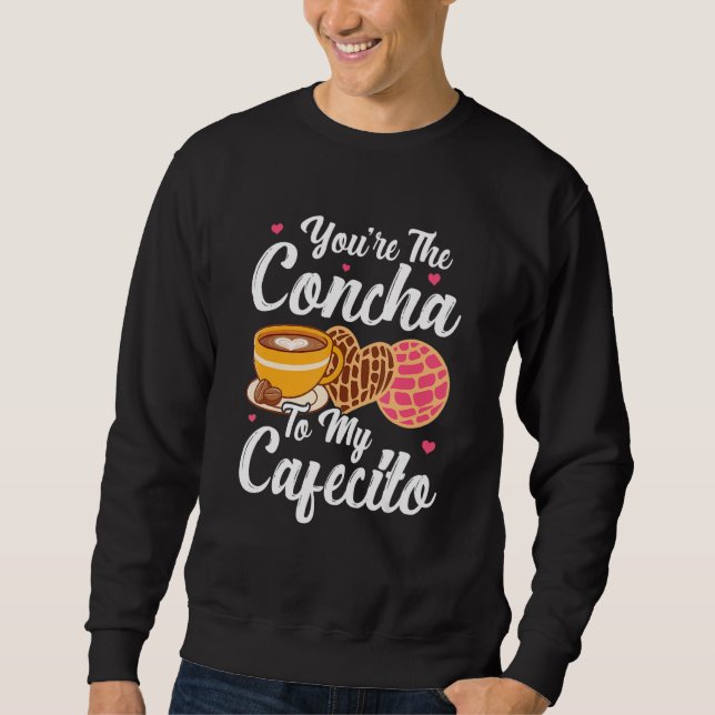 Moletom Cafecito Café Conchas Cute Espanhol Café 1 (Frente)