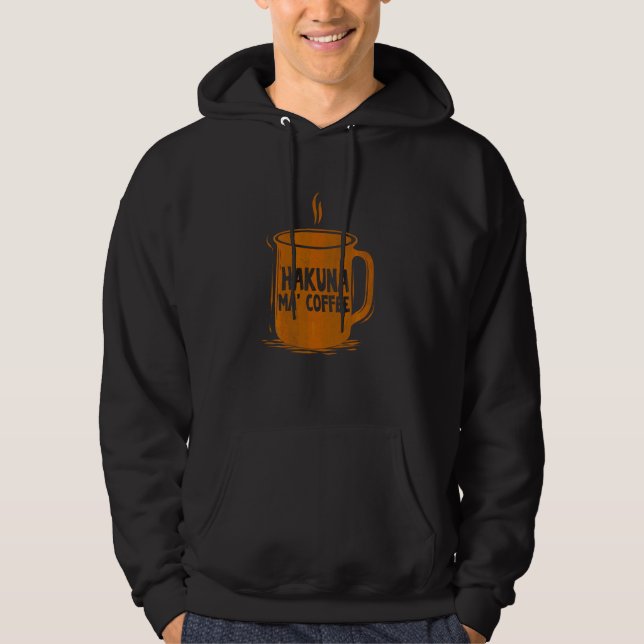 Moletom Cafeeiro de Mães Hakuna Snob de Café de Merch Brev (Frente)