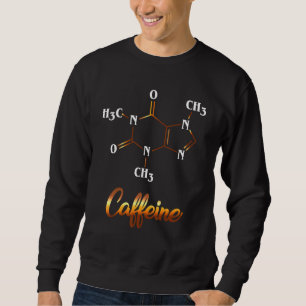 Moletom Caffeine Molecule Graphic
