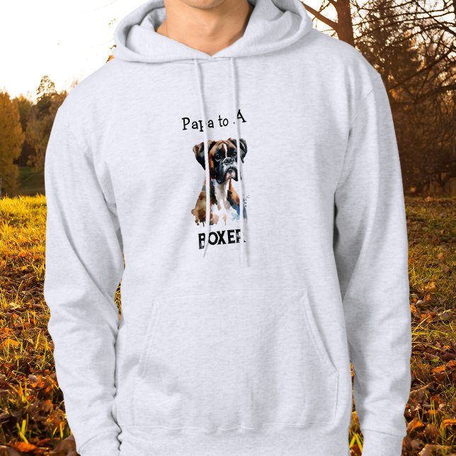 Moletom Caixa Bonito Boxer Papai Personalize (stylish and simple)