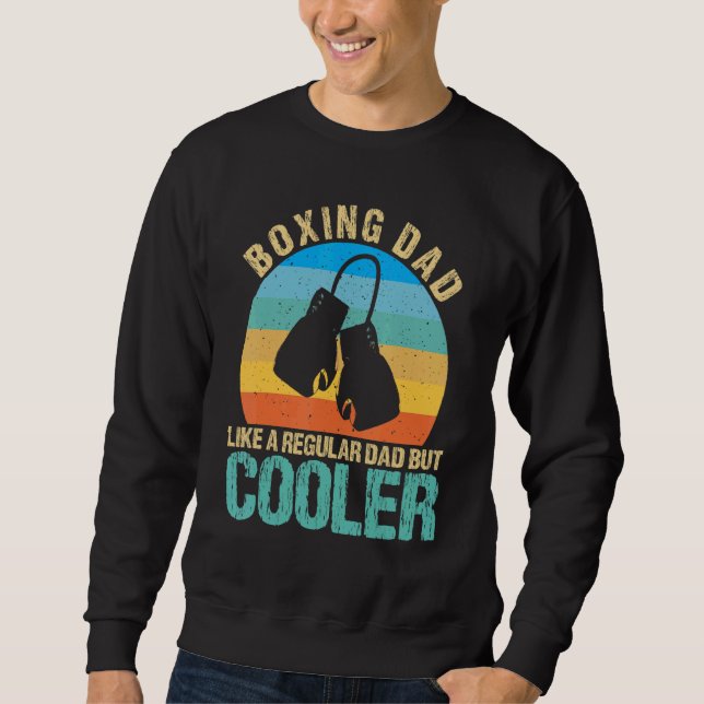 Moletom Caixa de Boxe Masculina Pai Como Um Pai Normal Mas (Frente)