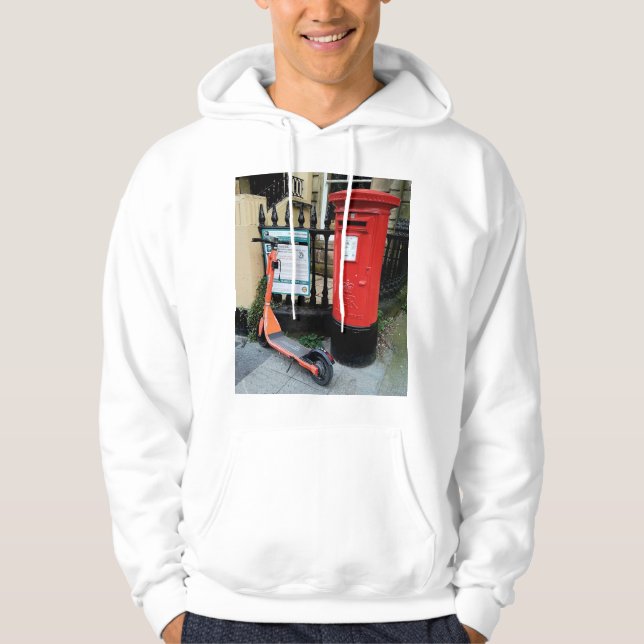Moletom Caixa de letras, com patinete (Frente)