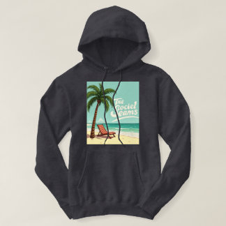 Moletom Calafrio tropical - Palm Tree & Beach Cadeira T-Sh