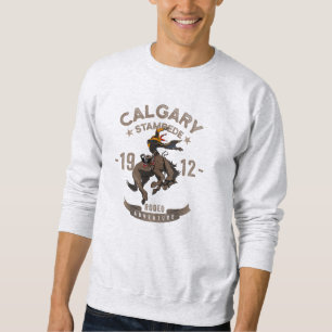 Moletom Calgary Stampede Rodeo Camisola-doce, de uso mas