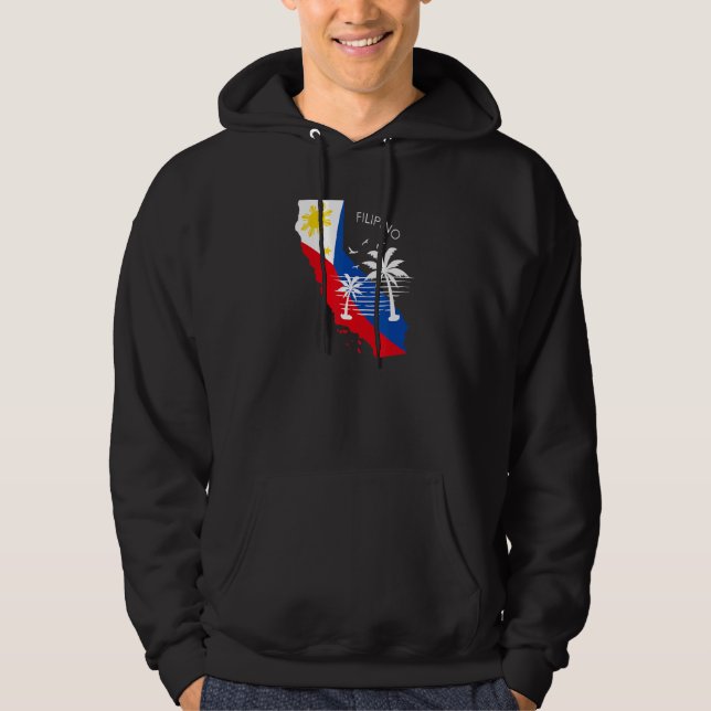 Moletom California Philippine Flag Filipino (Frente)