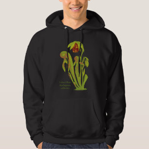 Moletom Californica do Darlingtonia, planta carnívora
