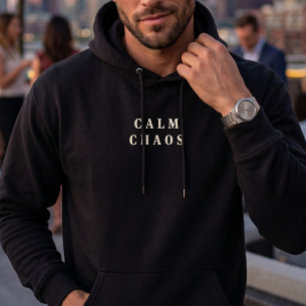 Moletom Calm Chaos - Camisola Paradox Preto