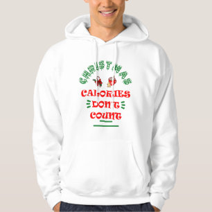 Moletom Calorias de Natal Não Contem Engraçado Simples