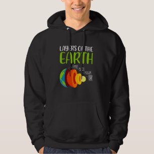 Moletom Camadas de crosta terrestre da ciência da geologia